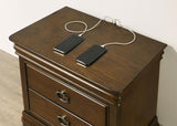 Garland 2-drawer Nightstand Bedside Table Brown Cherry | Brown | Brown Cherry | 205302