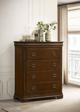 Garland 4-drawer Bedroom Chest of Drawers Brown Cherry | Brown | Brown Cherry | 205305