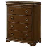 Garland 4-drawer Bedroom Chest of Drawers Brown Cherry | Brown | Brown Cherry | 205305