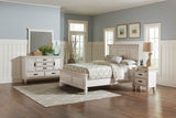 Franco 4-piece Queen Bedroom Set Distressed White | Eastern King / 4-piece / 205331KE-S4 | 205331KE-S4