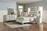 Franco 4-piece Queen Bedroom Set Distressed White | Eastern King / 5-piece / 205331KE-S5 | 205331KE-S5