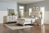 Franco 4-piece Queen Bedroom Set Distressed White | Gallery | 205331Q-S4 205330Q-S4 205330KE-S4 205331KE-S4 205330Q-S5 205331Q-S5 205330KE-S5 205331KE-S5