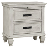 Franco 4-piece Queen Bedroom Set Distressed White | Gallery | 205331Q-S4 205330Q-S4 205330KE-S4 205331KE-S4 205330Q-S5 205331Q-S5 205330KE-S5 205331KE-S5