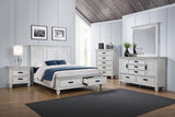 Franco 2-drawer Nightstand Distressed White | White | Distressed White | 205332