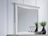 Franco Dresser Mirror Distressed White | White | Distressed White | 205334