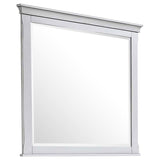 Franco Dresser Mirror Distressed White | White | Distressed White | 205334