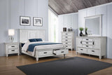 Franco 5-drawer Bedroom Chest Distressed White | Ivory | Distressed White | 205335