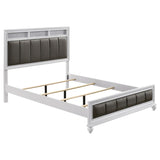 Barzini 4-piece Queen Bedroom Set White | Gallery | 205891Q-S4 205891KE-S4 205891KW-S4 205891Q-S5 205891KE-S5 205891KW-S5
