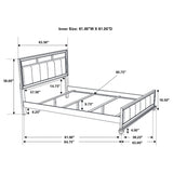 Barzini 4-piece Queen Bedroom Set White | Gallery | 205891Q-S4 205891KE-S4 205891KW-S4 205891Q-S5 205891KE-S5 205891KW-S5