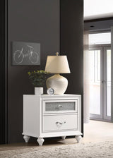 Barzini 2-drawer Nightstand White | White | 205892
