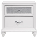 Barzini 2-drawer Nightstand White | White | 205892