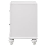 Barzini 2-drawer Nightstand White | White | 205892