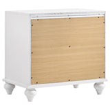 Barzini 2-drawer Nightstand White | White | 205892
