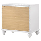 Barzini 2-drawer Nightstand White | White | 205892