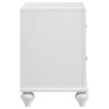 Barzini 2-drawer Nightstand White | White | 205892