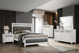 Barzini 2-drawer Nightstand White | White | 205892