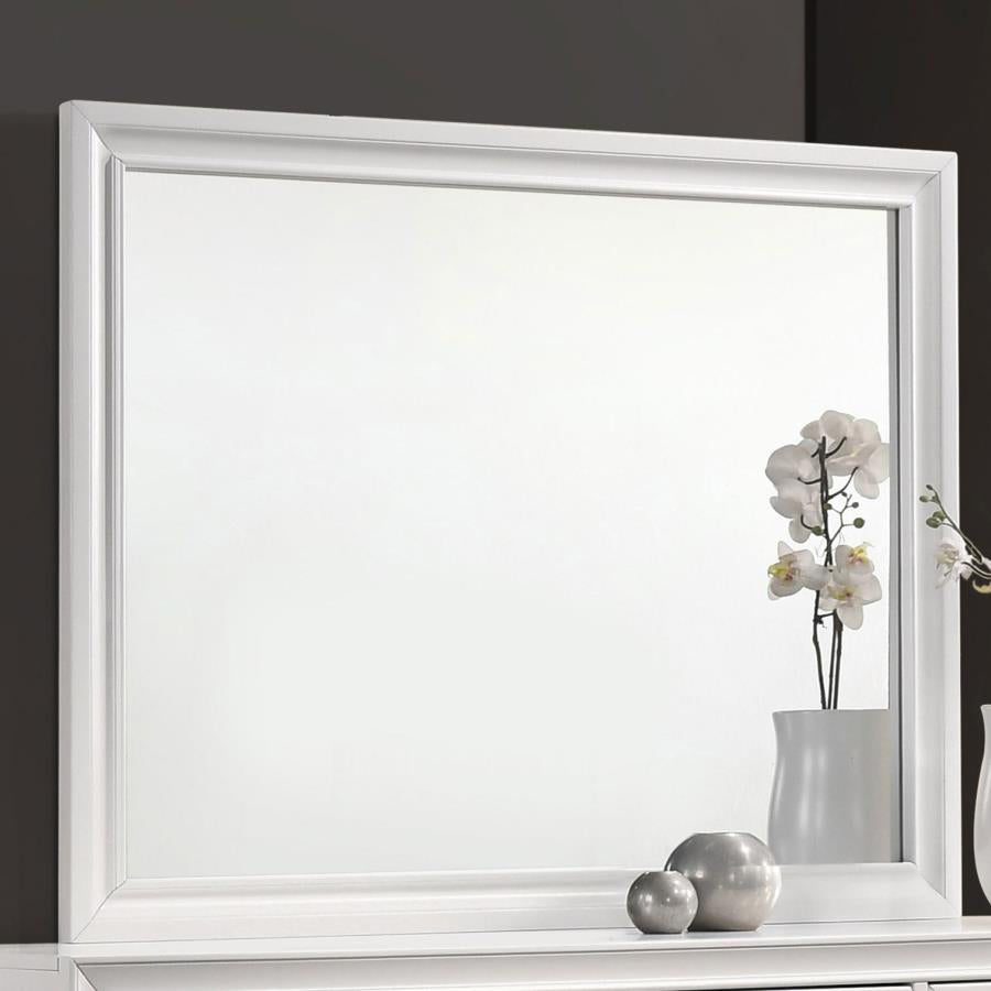 Barzini Dresser Mirror White | Full | White | 205894