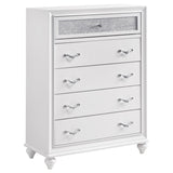 Barzini 5-drawer Bedroom Chest White | White | 205895