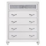 Barzini 5-drawer Bedroom Chest White | White | 205895