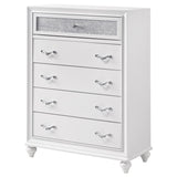 Barzini 5-drawer Bedroom Chest White | White | 205895