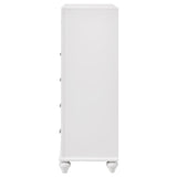 Barzini 5-drawer Bedroom Chest White | White | 205895