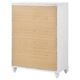 Barzini 5-drawer Bedroom Chest White | White | 205895