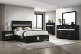 Miranda 4-piece Twin Bedroom Set Black | Full / 5-piece / 206360F-S5 | 206360F-S5
