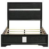 Miranda 54-inch Upholstered Full Panel Bed Black | Black | 206360F