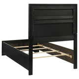 Miranda 4-piece Twin Bedroom Set Black | Gallery | 206360T-S4 206360F-S4 206360Q-S4 206361F-S4 206361Q-S4 206361T-S4 206360KE-S4 206361KE-S4 206360KW-S4 206361KW-S4 206360T-S5 206361T-S5 206360F-S5 206361F-S5 206360Q-S5 206361Q-S5 206360KE-S5 206361KE-S5 206360KW-S5 206361KW-S5