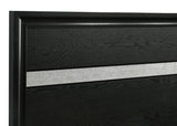 Miranda 51-inch Wood Full Storage Panel Bed Black | Black | 206361F