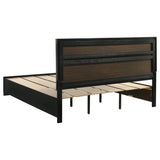 Miranda 51-inch Wood California King Storage Panel Bed Black | Black | 206361KW