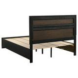 Miranda 51-inch Wood Queen Storage Panel Bed Black | Black | 206361Q