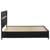 Miranda 51-inch Wood Queen Storage Panel Bed Black | Black | 206361Q