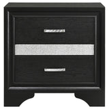 Miranda 3-drawer Nightstand Bedside Table Black | Black | 206362
