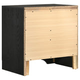 Miranda 3-drawer Nightstand Bedside Table Black | Black | 206362
