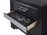 Miranda 3-drawer Nightstand Bedside Table Black | Black | 206362
