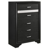 Miranda 6-drawer Bedroom Chest Black | Black | 206365