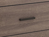 Brantford Wood Queen Storage Panel Bed Barrel Oak | Queen | Brown | Barrel Oak | 207040Q