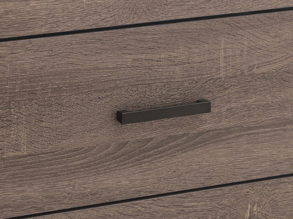 Windsor Wood Queen Storage Panel Bed Barrel Oak