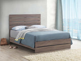 Brantford Wood Eastern King Panel Bed Barrel Oak | Brown | Barrel Oak | 207041KE