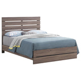 Brantford Wood Queen Panel Bed Barrel Oak | Queen | Brown | Barrel Oak | 207041Q