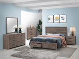 Brantford 2-drawer Nightstand Barrel Oak | Full | Brown | Barrel Oak | 207042