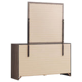 Brantford 6-drawer Dresser with Mirror Barrel Oak | Brown | Barrel Oak | 207043M