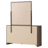 Brantford 6-drawer Dresser with Mirror Barrel Oak | Brown | Barrel Oak | 207043M