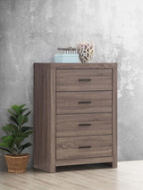 Brantford 4-drawer Bedroom Chest Barrel Oak | King | Brown | Barrel Oak | 207045
