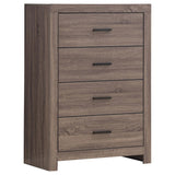 Brantford 4-drawer Bedroom Chest Barrel Oak | King | Brown | Barrel Oak | 207045
