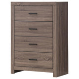 Brantford 4-drawer Bedroom Chest Barrel Oak | King | Brown | Barrel Oak | 207045