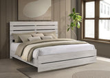 Brantford Wood Eastern King Panel Bed Coastal White | Ivory | Coastal White | 207051KE