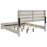 Brantford Wood Eastern King Panel Bed Coastal White | Ivory | Coastal White | 207051KE