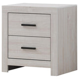 Brantford 2-drawer Nightstand Coastal White | Full | White | Coastal White | 207052